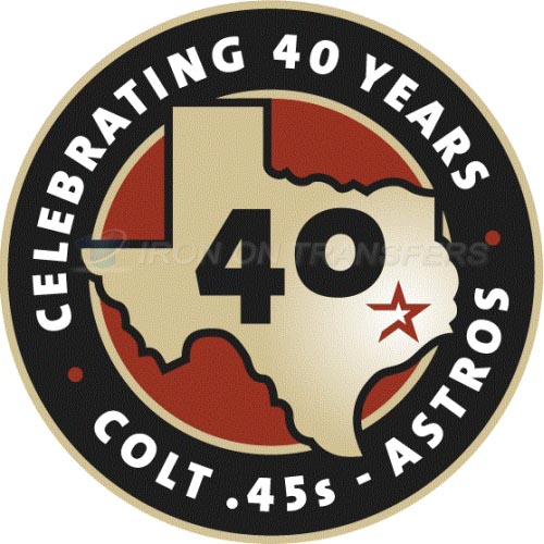 Houston Astros Iron-on Stickers (Heat Transfers)NO.1600